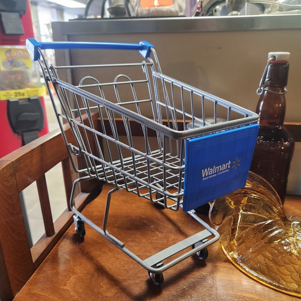 Miniature Walmart Shopping Cart